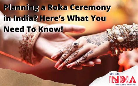Planning A Roka Ceremony In India Heres What You Need To Know