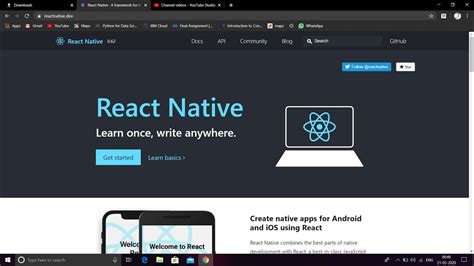 Getting going with react native can be tricky at first, but once you're set up, you might be surprised at how quickly you can get a basic app off the ground. react native tutorial(how to get start with your first ...
