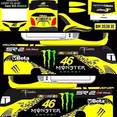 Shd Livery Bussid Bimasena Sdd Monster Energy Livery Bussid Double Decker Monster Livery Truck Anti Gosip In This Post I Am Going To Show You How To Install Livery