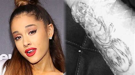 Fans Uhappy With Ariana Grande For Massive Tattoo On Her Arm The