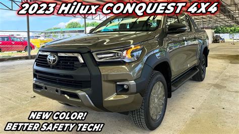 2023 Updated Toyota Hilux Conquest 4x4 At New Color Better Safety