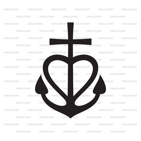 Cross Heart Anchor Faith Hope Love Symbol Faith Sign Etsy Love
