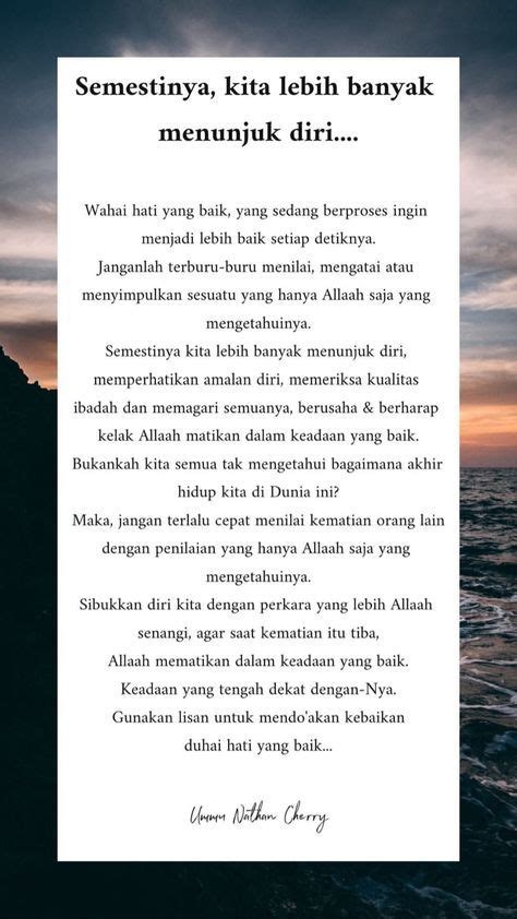 Nabi saw bersabda barangsiapa yang beristighfar untuk kaum mukminin dan mukminat akan diberikan ganjaran kebaikan kepadanya sejumlah banyaknya aku mohon keampunan buat diriku dan buat seluruh mukminin dan mukminat. Best quotes indonesia motivasi tumblr Ideas | Kutipan ...