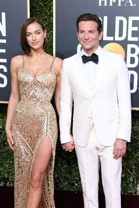 Irina Shayk And Bradley Cooper 2019 Golden Globe Awards Red Carpet