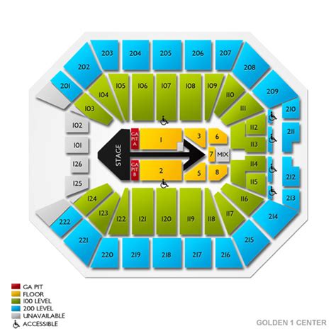 Golden 1 Center Concert Tickets And Seating View Vivid Seats