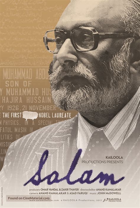 Salam The First Nobel Laureate 2019 Movie Poster