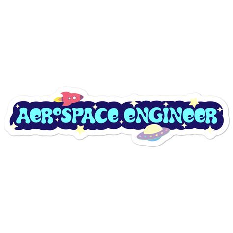 Aerospace Engineer Sticker Stem Sticker T Etsy