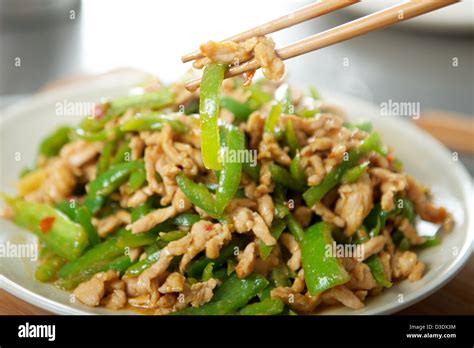 Tasting Chinese Cuisine Food With Chopsticks Stock Photo Alamy