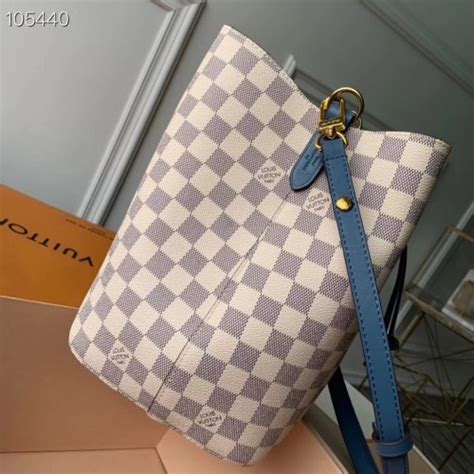 Louis Vuitton Damier Azur Canvas Neonoe Bucket Bag N40151