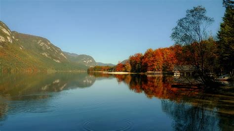 Free Photo Lake Bohinj Slovenia Landscape Scenic Fall Autumn