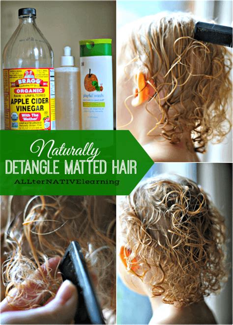 How To Detangle Matted Hair Matted Hair Diy Hair Detangler Detangler