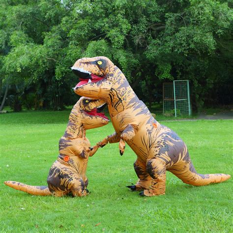 Inflatable Dinosaur Costume T Rex Costume Jurassic World Park Blowup