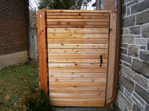 By default the gate is locked. Horizontal Board Fence