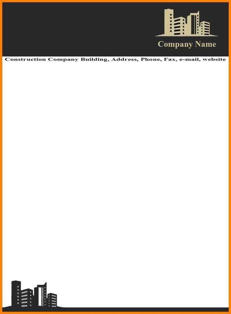 Depending on each situation, there are different job offer letters a company or a hiring manager can use. 7+ builders letterhead template - Letter Flat
