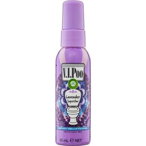 Air Wick Vipoo Toilet Spray Lavender Superstar 55ml Woolworths
