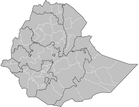Ethiopia Zones Mapsofnet