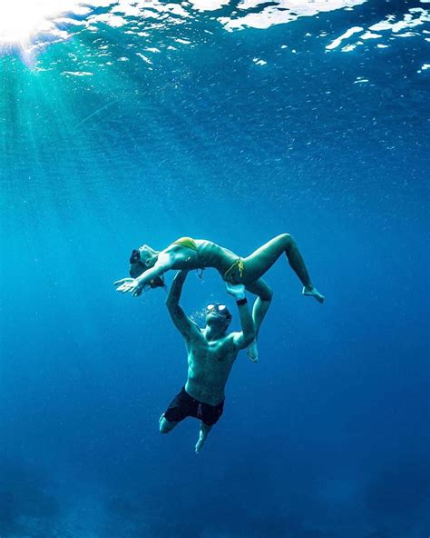 Image May Contain Swimming Water And Outdoor Best Couple Photos Happy Again Free Diving