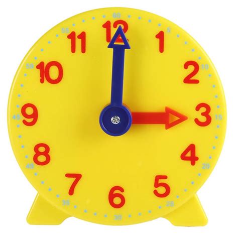 Educational Kids Learning Clock Toy Simple Preschool Early Education