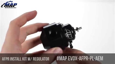 Map Afpr Install Kit With Aem Fuel Pressure Regulator Mitsubishi Evo