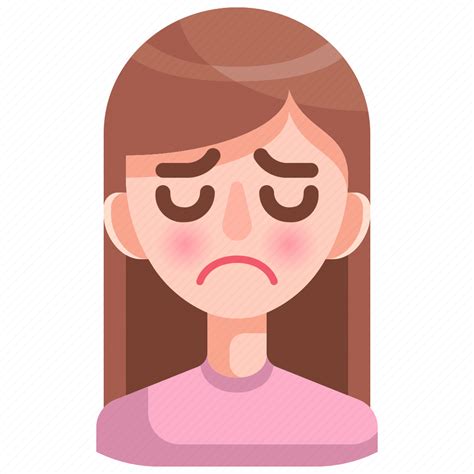 Avatar Emotion Girl Person Sad Woman Icon Download On Iconfinder