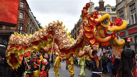 Chinese New Year Pigs Dragons And Pandas On Englands Streets Bbc News