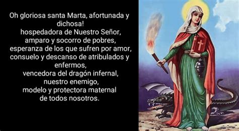 Oracion A Santa Marta Creditnored