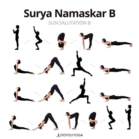 Your Easy To Follow Guide To Classic Sun Salutation B Beginner Yoga Workout Yoga Yoga Routine