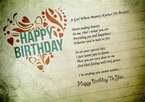 20 Happy Birthday Poems For Girlfriend Romantic And Funny