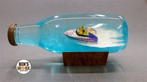 Making A Ship In A Bottle Epoxy Resin Art Youtube