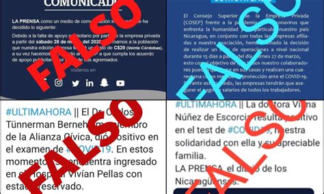 Campaña De Noticias Falsas De Coronavirus Desatada Por Ortega Murillo