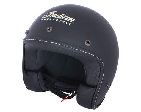 Open face helmets give the reader better visibility as their cruise on the highway. Open Face Retro Helmet, Black | Indian Motorcycle