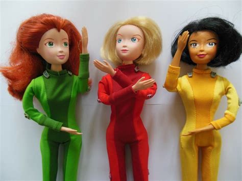 Totally Spies Dolls Set Sam Alex And Clover Goliath 2008 Rare Dolls And Bears Dolls By Brand