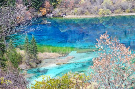 Jiuzhaigou Colorful Lake Stock Photo Image Of Asia Ecology 27545382