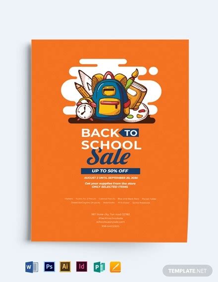 34 Back To School Flyers Template Psd Ai Eps Word