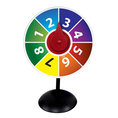 Tabletop Wheel Of Fortune Spinner With Stand Shopee Malaysia