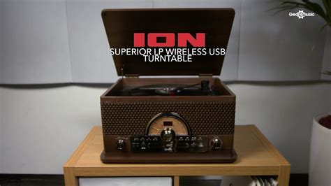 Ion Superior Lp Wireless Usb Turntable Gear4music Youtube