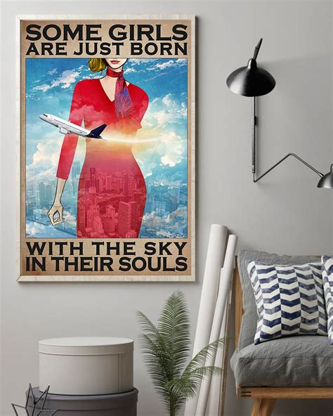 Some Girls Are Just Born With The Sky In Their Souls Poster Etsy