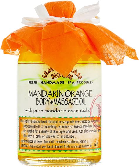 Lemongrass House Mandarin Orange Body And Massage Oil Mandarin Body Oil Il