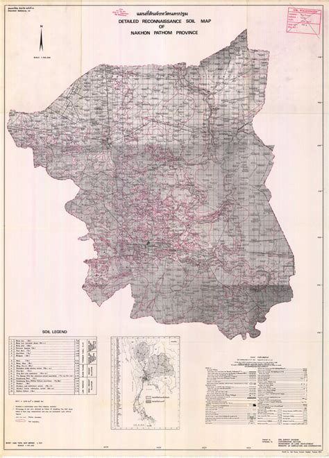 Detailed Reconnaissance Soil Map Of Nakhon Pathom Province Soil Legend