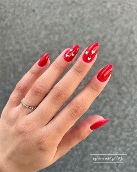 5 Diseños De Uñas Acrílicas Ideales Para Ti Si Amas El Color Rojo