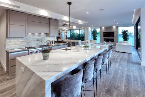 Modern Luxury Kitchen Big Modern Kitchen Marble Kitchen Island