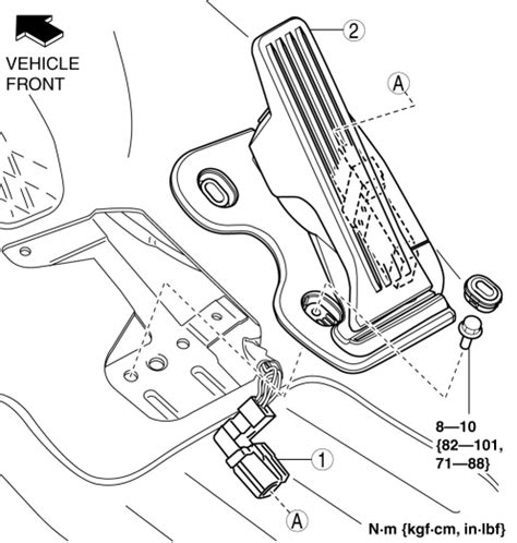 Mazda Cx 5 Service And Repair Manual Accelerator Pedal Removal
