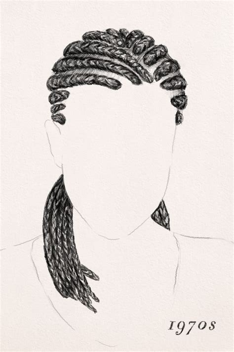 Then, enclose an irregular shape using a long, curved line. Hair Braiding History - Past Braid Techniques