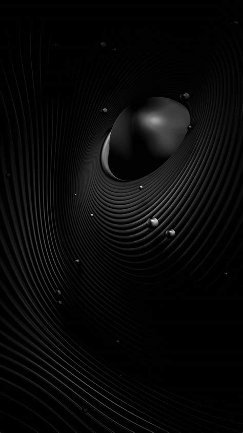 3d Black Abstract Background