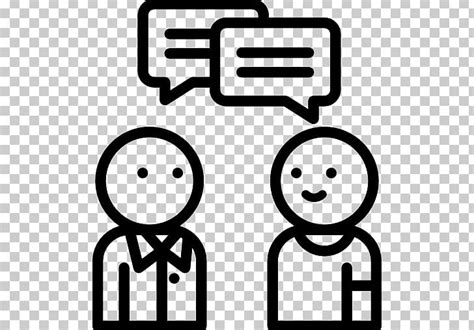 Computer Icons Conversation Png Clipart Area Black And White
