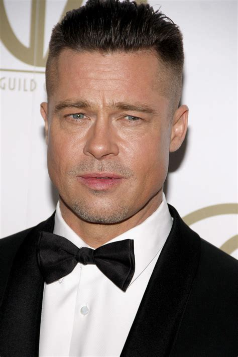 40 Slicked Back Hairstyles: A Classy style | Brad pitt fury, Brad pitt