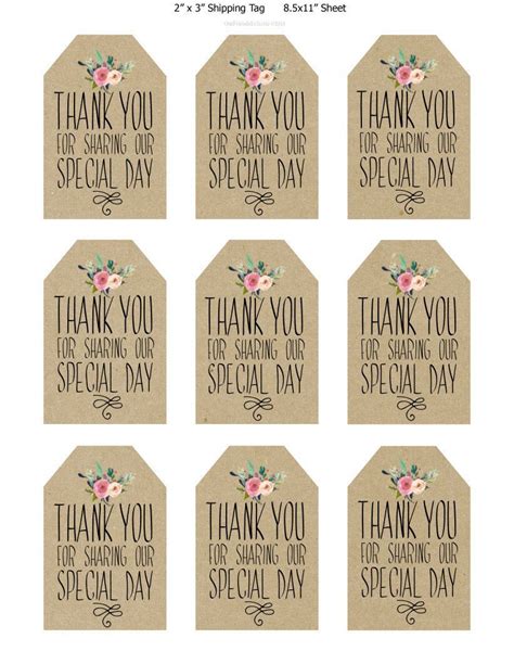 Use free, printable wedding favor boxes to give your guests a little gift to thank them for taking the time to come to your wedding. printable wedding favor tags thank you printable tags # ...