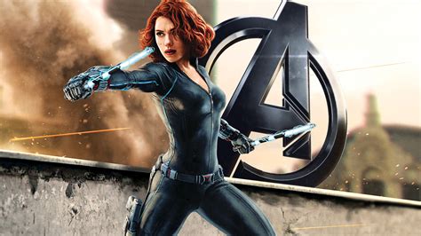 Download Wallpaper Black Widow In Avengers 3840x2160