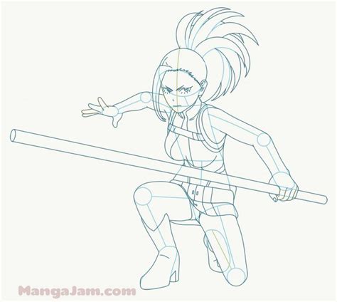 How To Draw Yaoyorozu Momo From Boku No Hero Academia