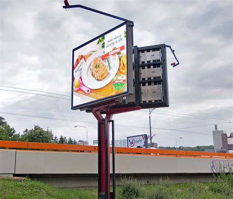 “v” Shaped Double Sided 8 Meters High Led Digital Billboard Arths